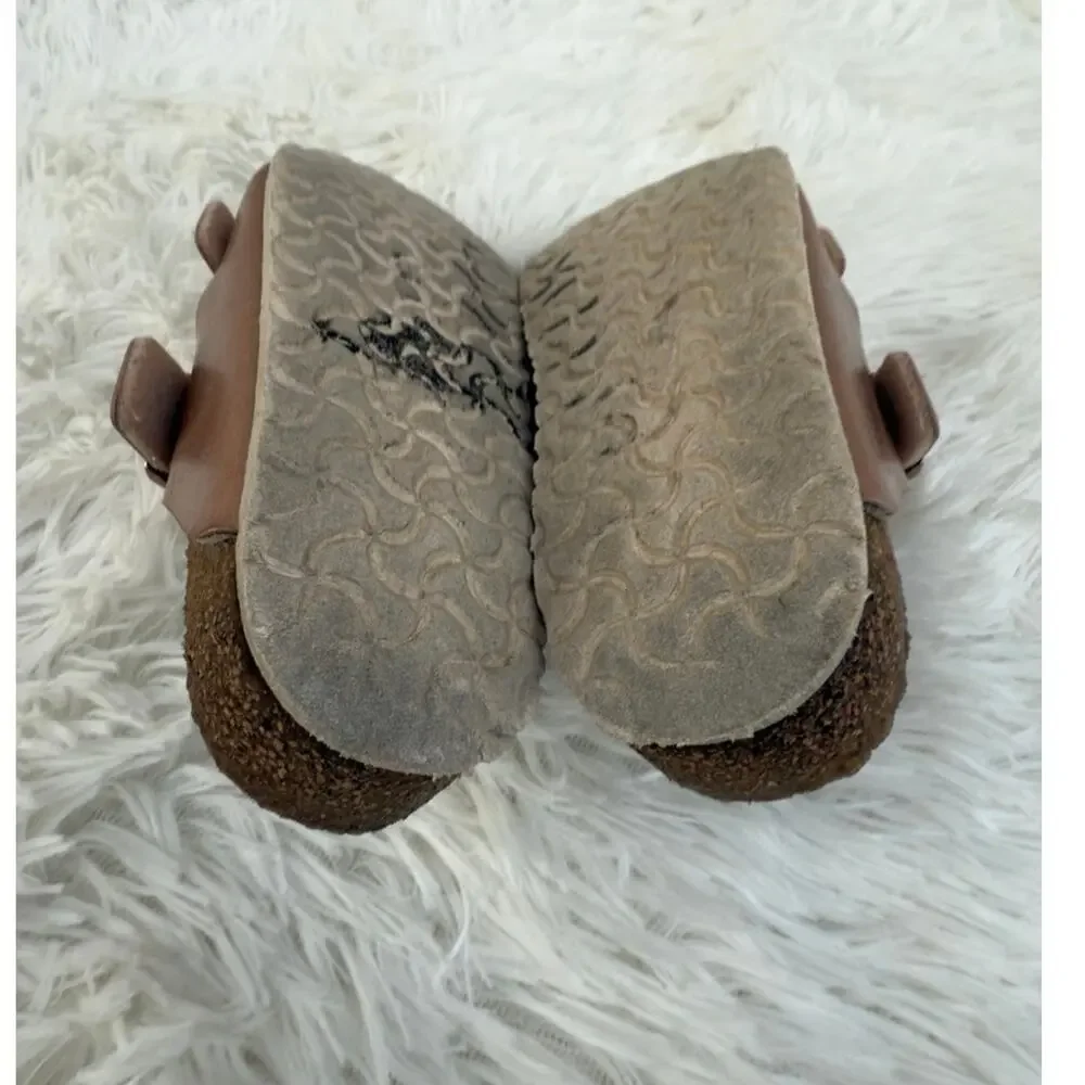 Birkenstock  Kids Sandals Rose Gold Arizona Copper Metallic EU 29 US Kids 11 - Picture 13 of 13